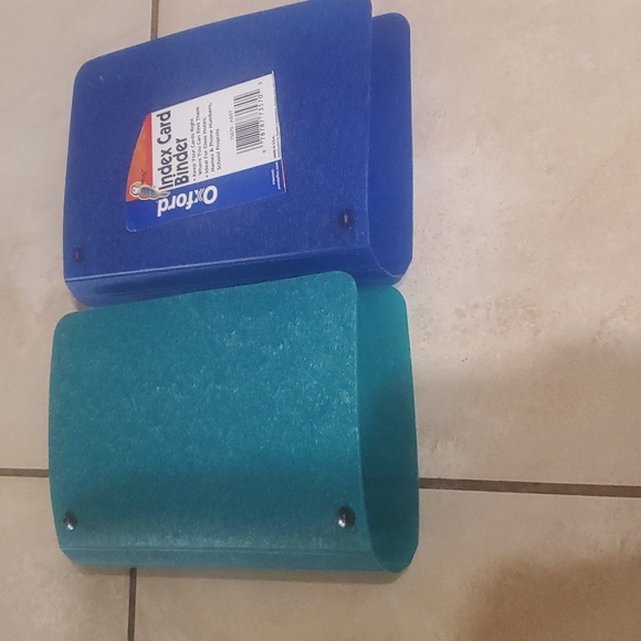 Oxford | Office | 2 Pack Oxford Plastic Index Card Binder New | Poshmark Oxford | Office | 2 Pack Oxford Plastic Index Card Binder New | Poshmark